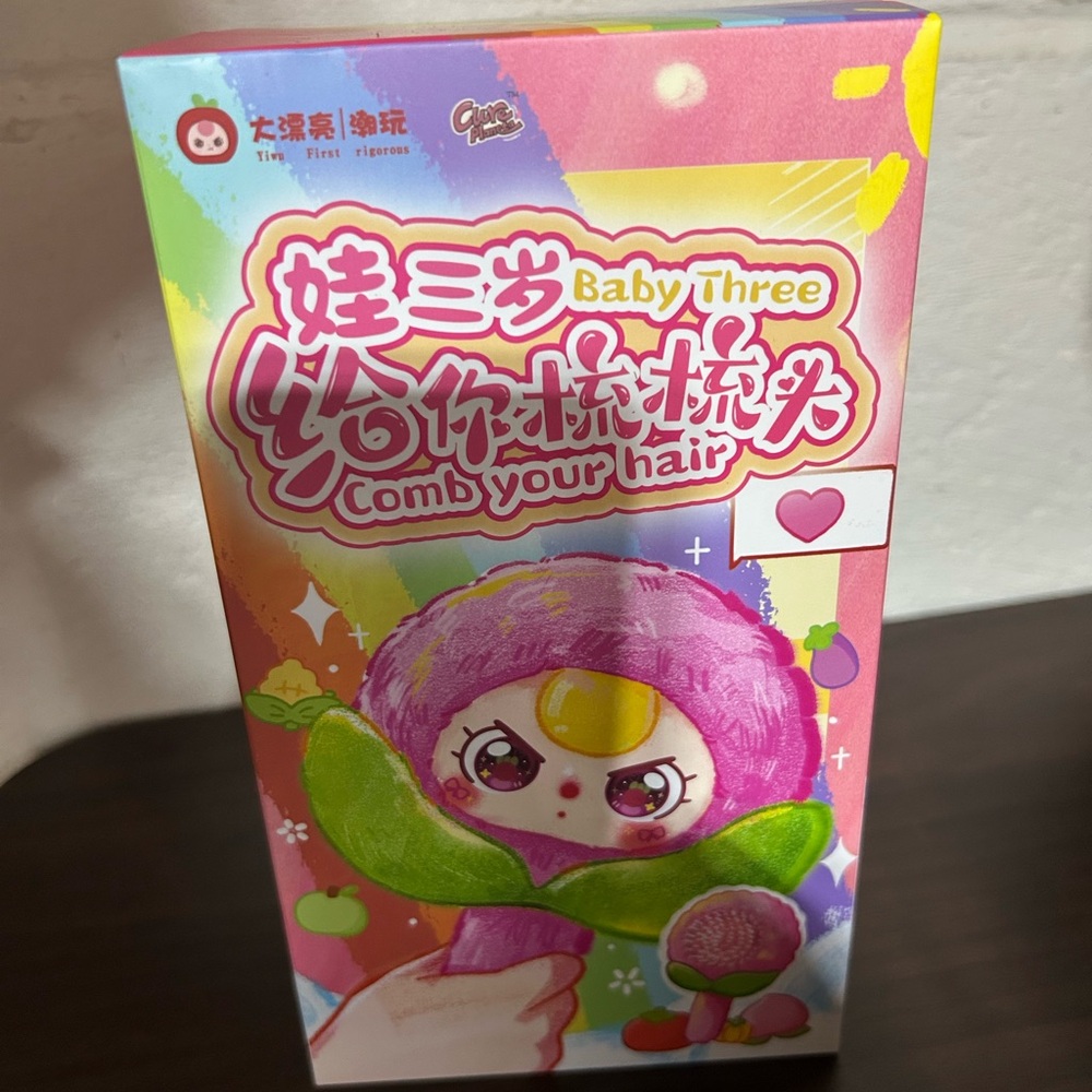 Cureplaneta Baby Three Comb Your Hair Authentic Sealed Blind Box
